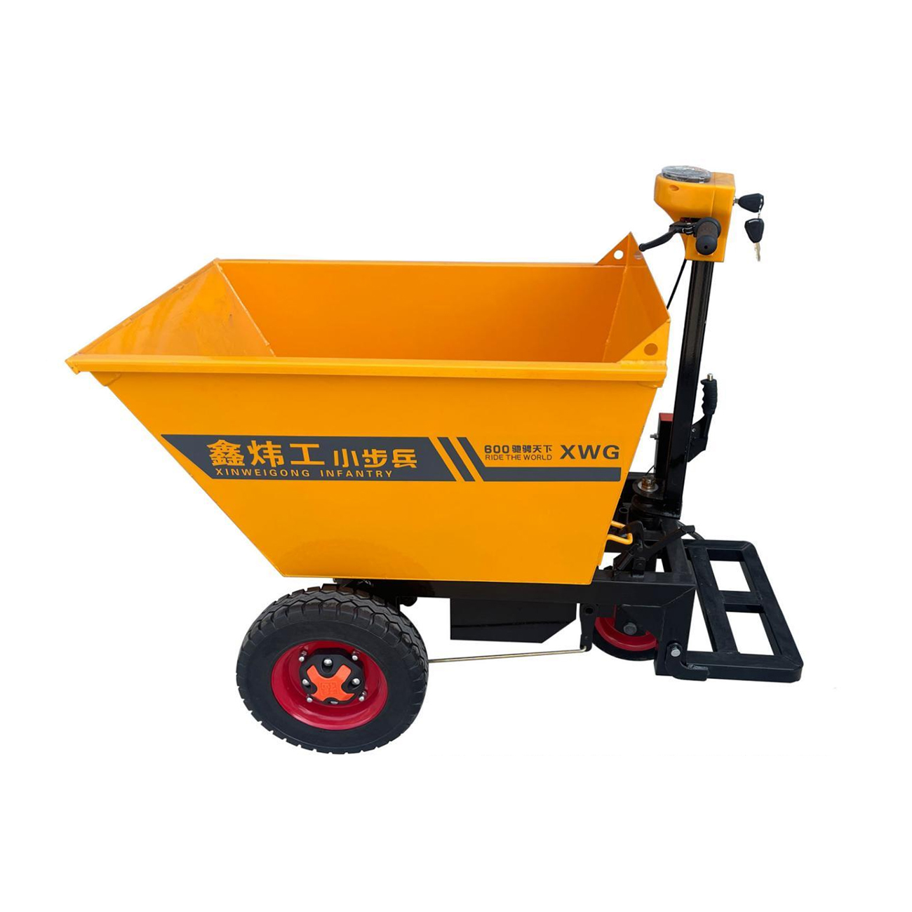 Standing double tilting hopper (3.0 thickness)