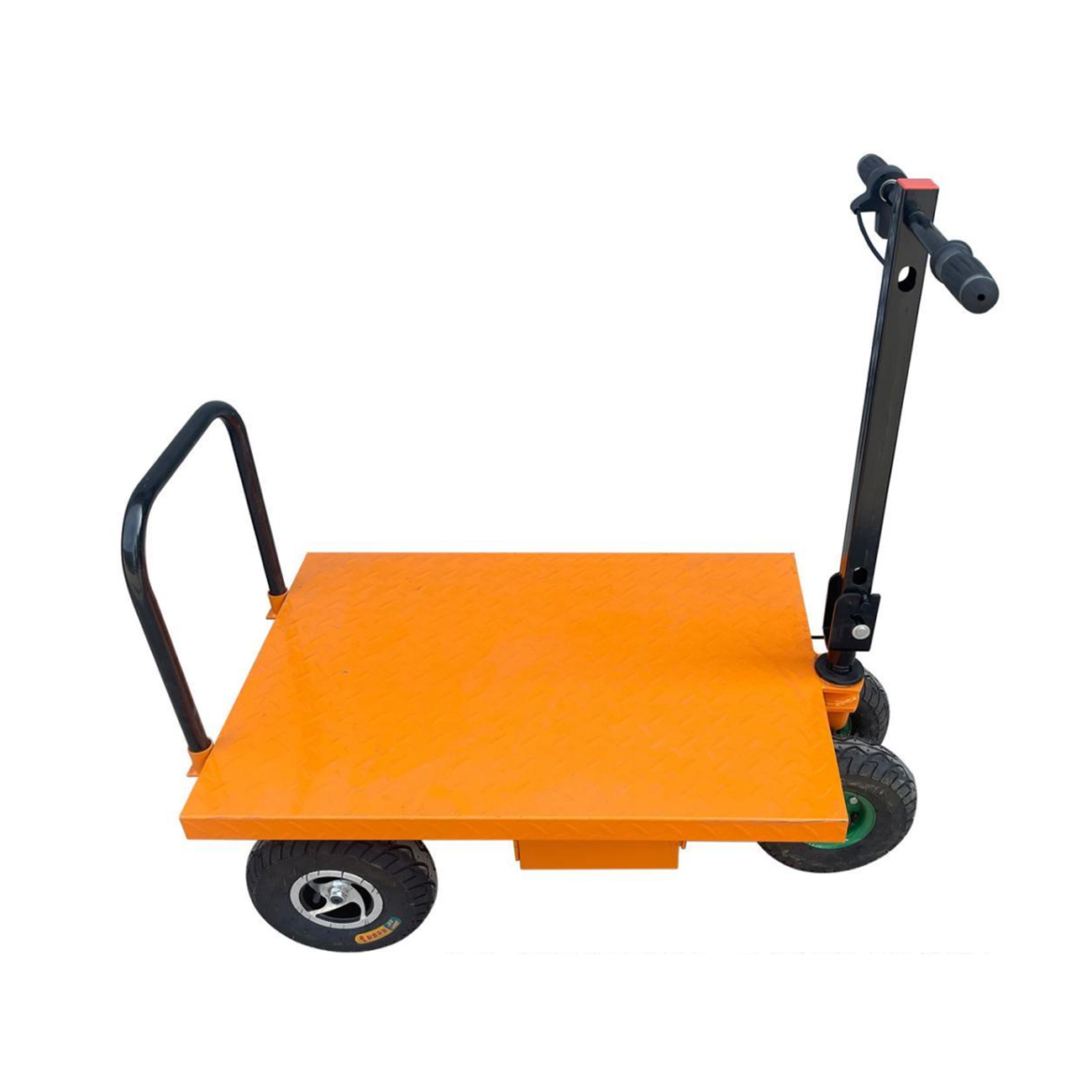 Folding flat quadricycle
